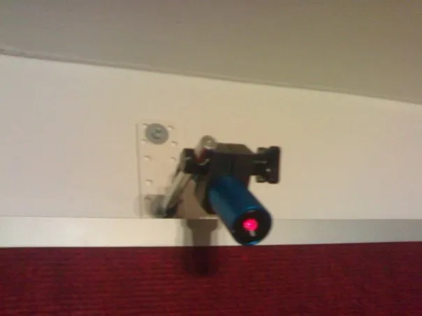 Mounted laser